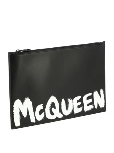 Shop Alexander Mcqueen Alexander Mc Queen "mc Queen Graffiti" Clutch
