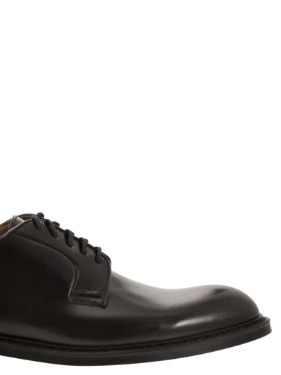 Doucal's Man Lace-up Shoes Midnight Blue Size 6.5 Soft Leather
