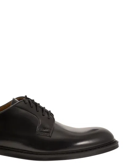 Doucal's Man Lace-up Shoes Midnight Blue Size 6.5 Soft Leather