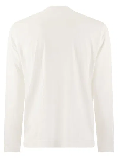 Shop Fedeli Long Sleeved Cotton T Shirt