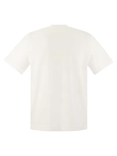 Fedeli White Cotton T-shirt