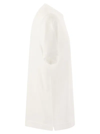 Fedeli White Cotton T-shirt
