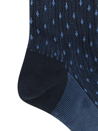 Shop Gallo Patterned Cotton Long Socks