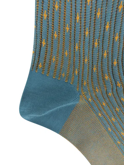 Shop Gallo Patterned Cotton Long Socks