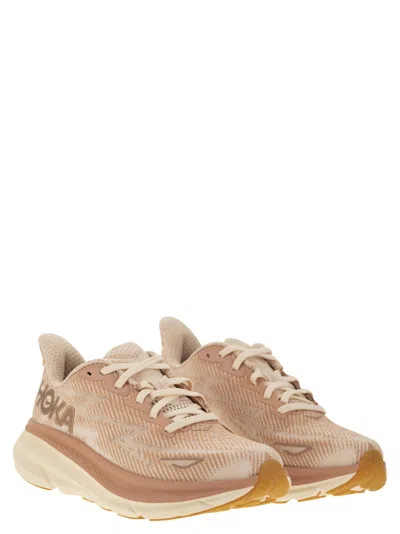 Hoka Pink Clifton 9 Sneakers