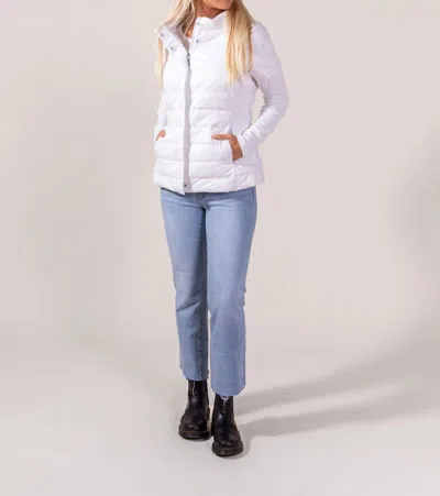 Shop Anorak Short Sleeve Puffer Jacket In White