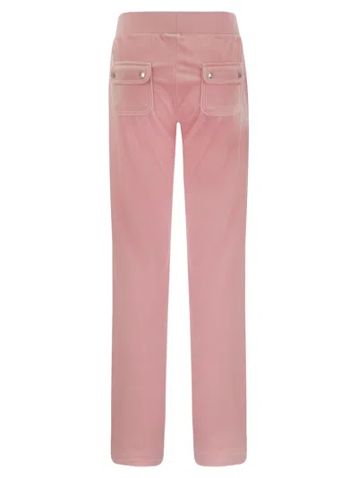 Shop Juicy Couture Trousers With Velour Pockets