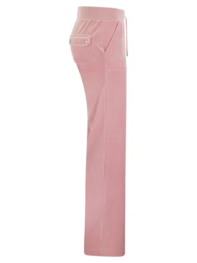 Shop Juicy Couture Trousers With Velour Pockets