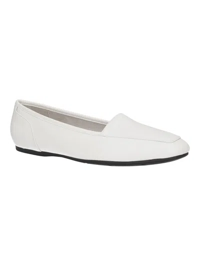 Shop Easy Street Thrill Womens Faux Leather Loafers In White