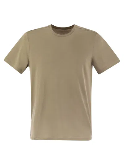 Majestic Filatures Short-sleeved T-shirt In Lyocell And Cotton