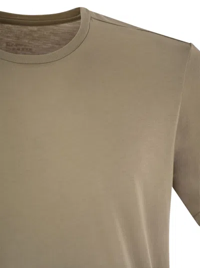 Majestic Filatures Short-sleeved T-shirt In Lyocell And Cotton