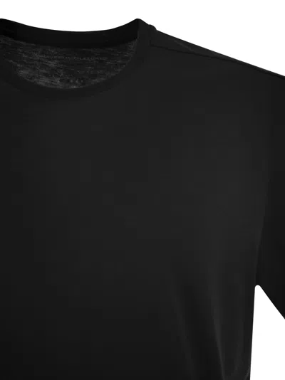 Majestic Short-sleeved T-shirt In Lyocell And Cotton