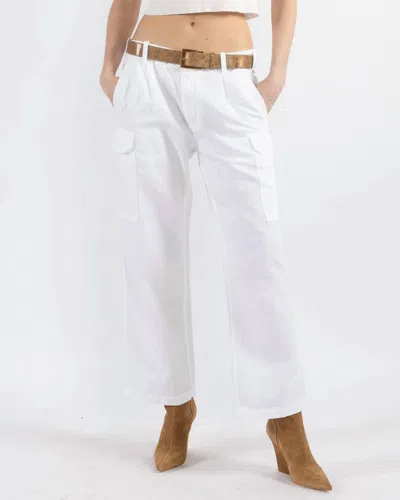 Shop Nili Lotan Yannic Cargo Pants In White