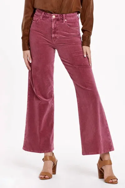 Shop Dear John Denim Fiona Wide Leg Cords Jeans In Ruby Falls In Multi