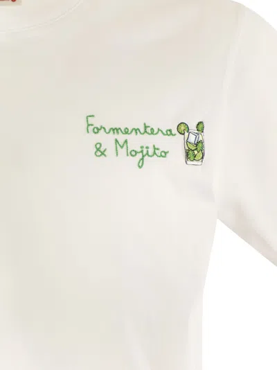 Shop Mc2 Saint Barth Portofino T Shirt With Chest Embroidery