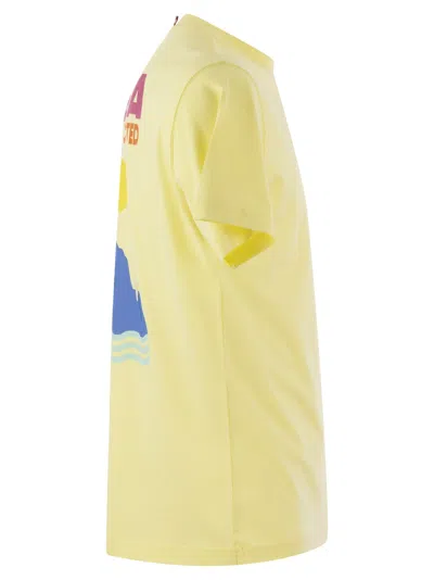 Mc2 Saint Barth T-shirt With Print On Chest And Back