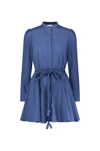Shop The Shirt Jenica Mini Dress In Navy In Blue
