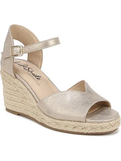 Lifestride Tess Espadrille Platform Wedge Sandal In Multi