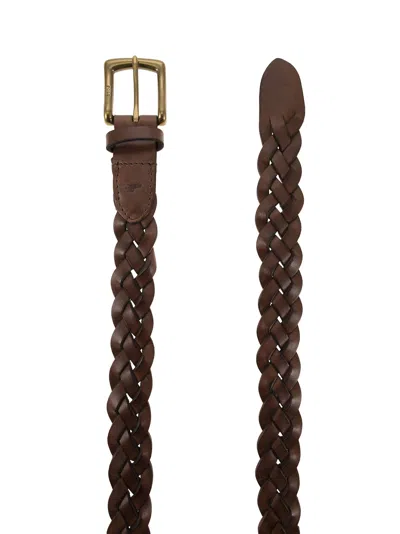 Polo Ralph Lauren Braided Calfskin Belt
