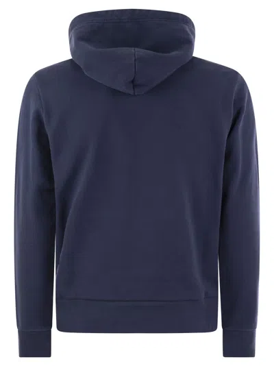 Polo Ralph Lauren Hooded Sweatshirt Rl In Blue