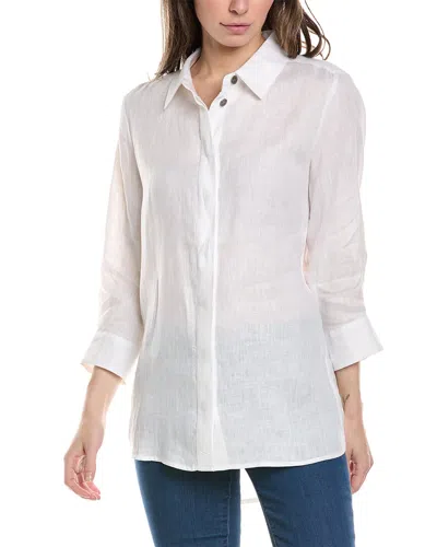 Shop Tyler Boe Dora Linen Shirt In White