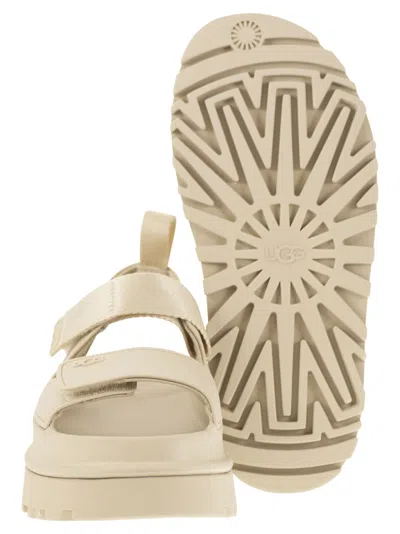 Ugg Rubber Sandals With Embossed Logo In Multi