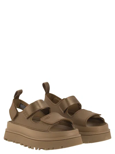 Shop Ugg Goldenglow Adjustable Wedge Sandals