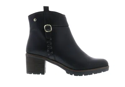 Shop Pikolinos Llanes Leather Ankle Boots In Black