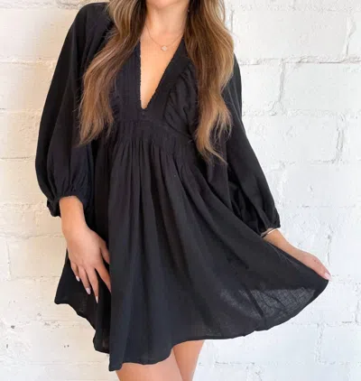 Shop Free People For The Moment Mini Dress In Black