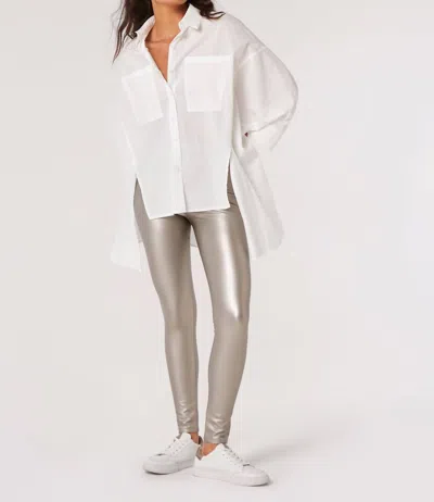 Shop Apricot Legging Pant In Silver