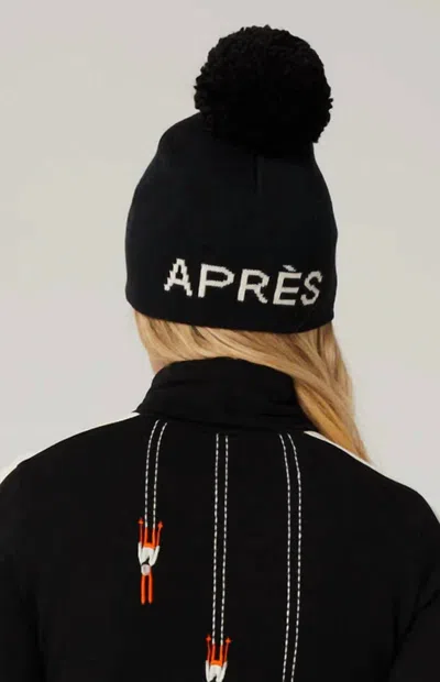 Shop Alp N Rock Apres Beanie In Black