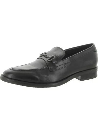 Shop Cole Haan Mens Slip On Leather Oxfords In Black