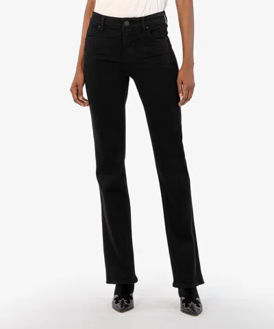 Shop Kut From The Kloth Ana High Rise Fab Ab Flare Jeans In Black