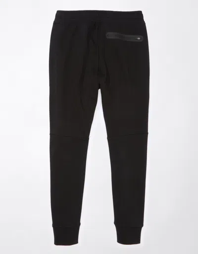 Shop American Eagle Outfitters Ae 24/7 Cotton Jogger In Black