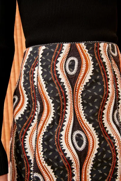Shop Ulla Johnson Shaia Skirt In Hematite