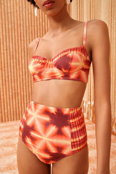 Shop Ulla Johnson Zahara Bikini Bottom In Sunburst