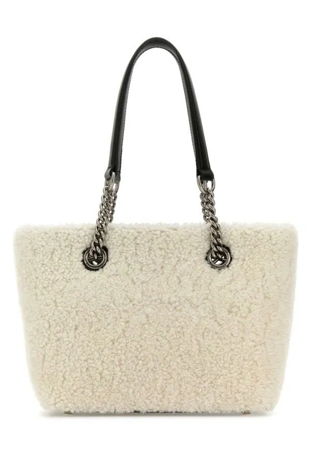 ハンドバッグ BALENCIAGA WHITE SHEARLING DUTY FREE M HANDBAG Balenciaga White Shearling Duty Free M Handbag | italist
