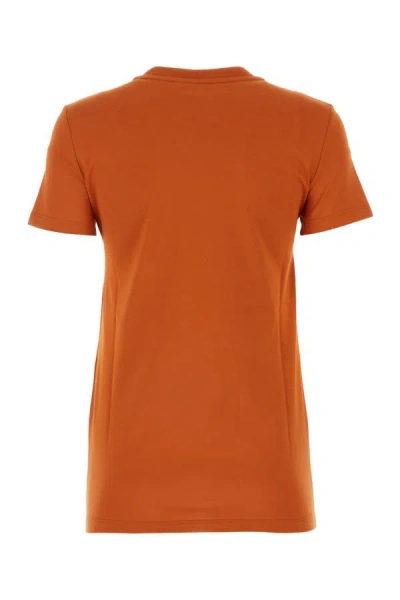 Shop Max Mara Woman Dark Orange Cotton Taverna T-shirt