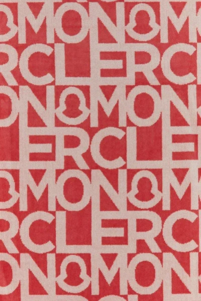 Moncler Women Printed Terry Beach Towel In Multicolor