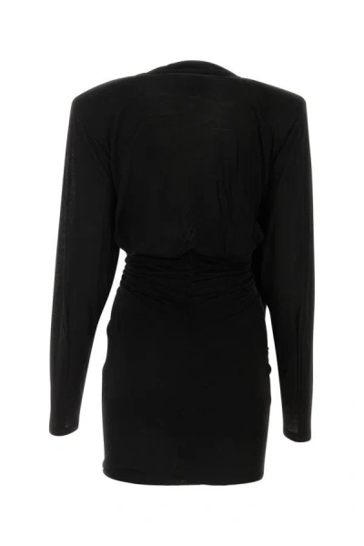 Saint Laurent Draped Long In Black