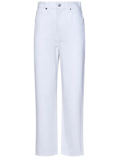 Shop Khaite Ny Shalbi Jeans In White