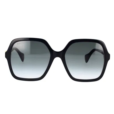 Gucci Oversize-frame Sunglasses In Black