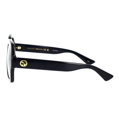 Gucci Gg1235s 001 Butterfly Sunglasses In Black