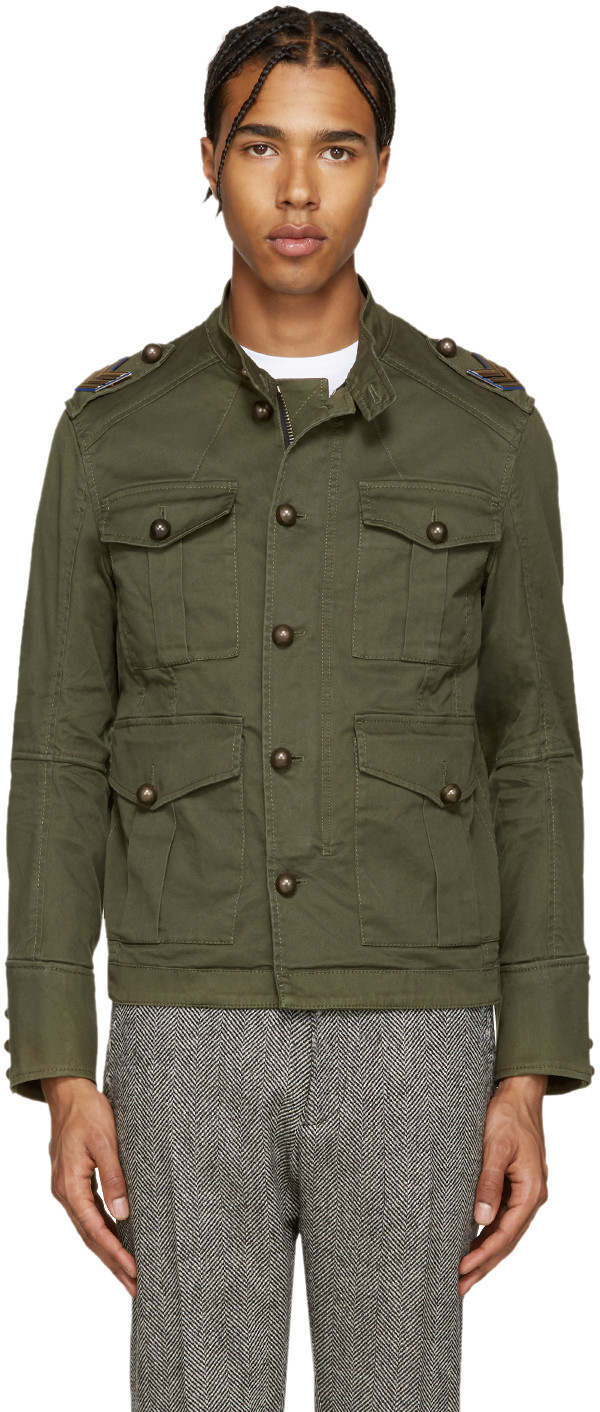 dsquared golden arrow jacket