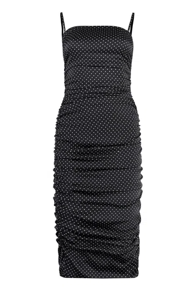 Shop Dolce & Gabbana Sheath Dress In Black