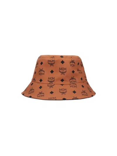 Shop Mcm Hats In Brown