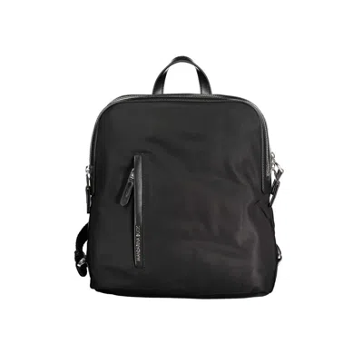 Shop Mandarina Duck Black Nylon Backpack