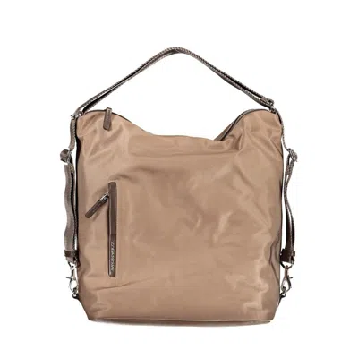 Shop Mandarina Duck Brown Nylon Handbag