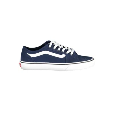 Shop Vans Blue Polyester Sneaker