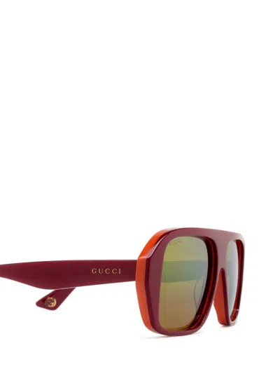 Shop Gucci Eyewear Sunglasses In Red